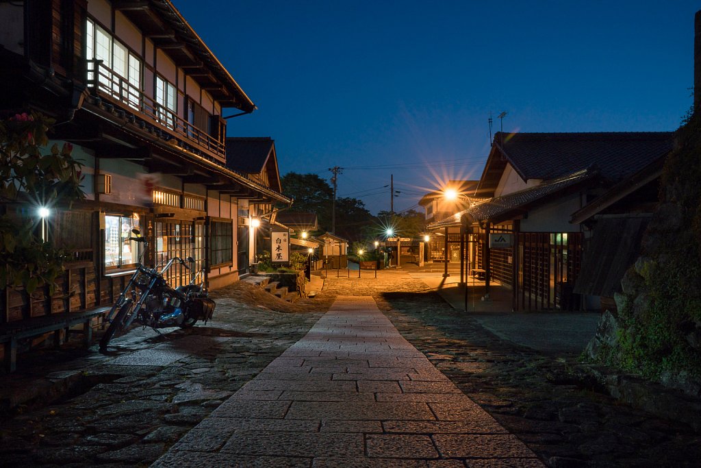 Night at the Shirokiya Inn in Magome