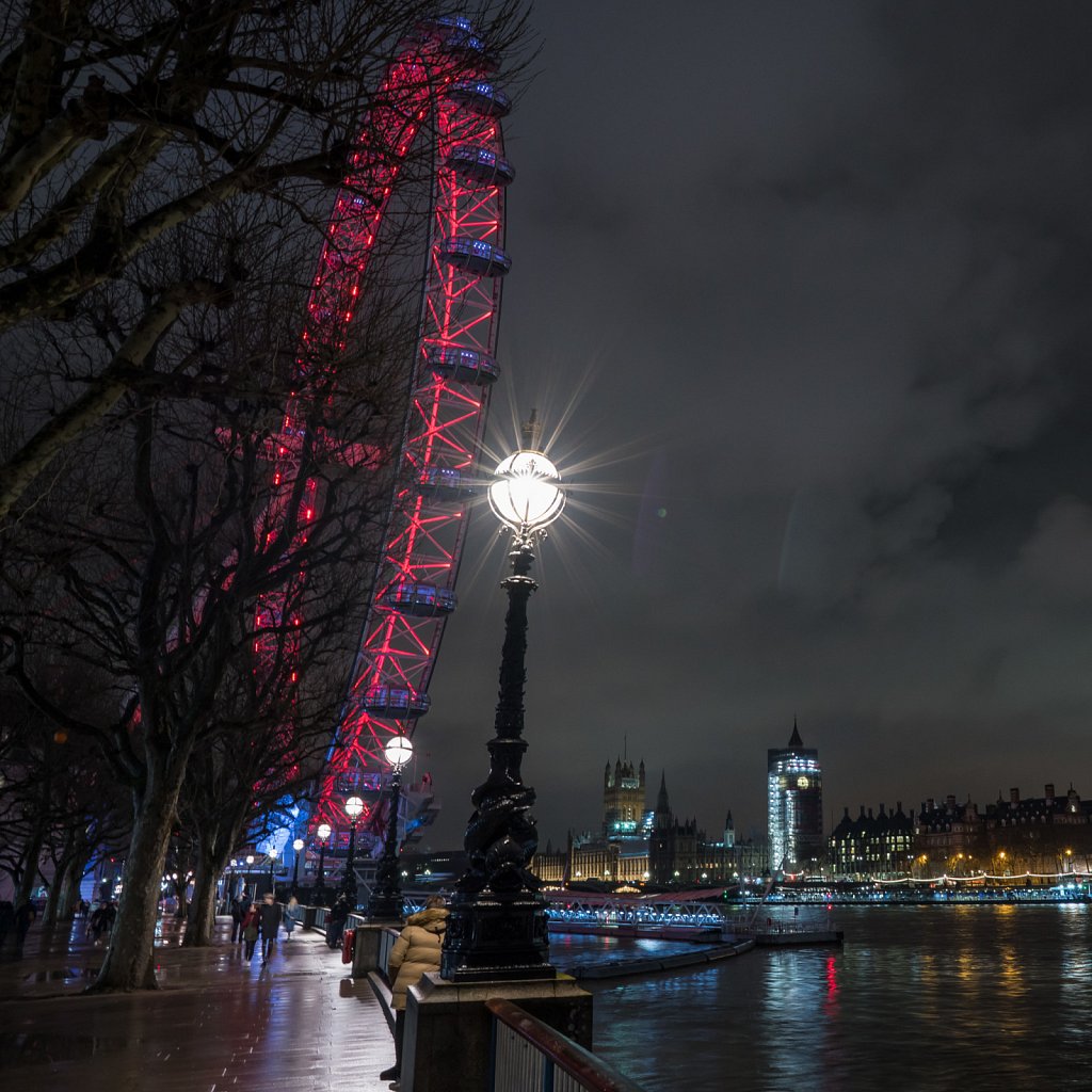 The Eye, the Thames, and Westminster